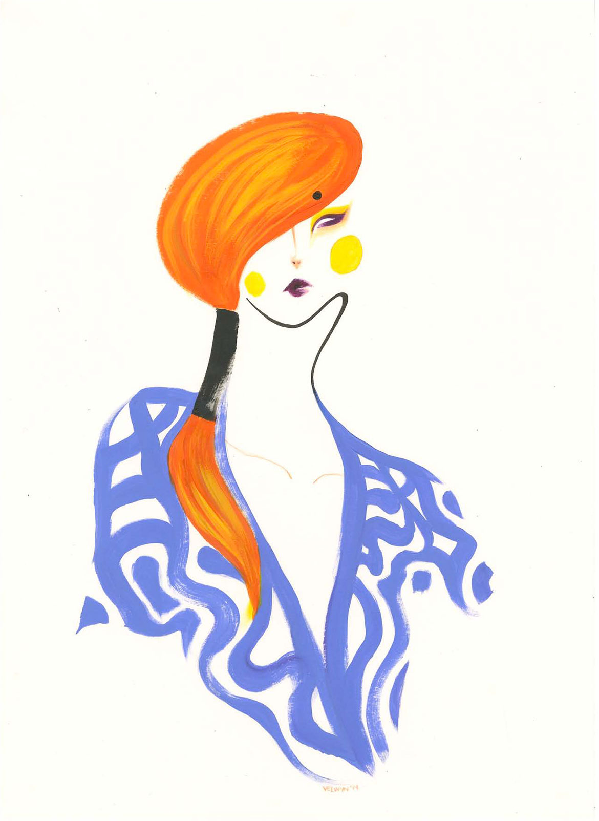 velwyn yossys new fashion illustrations