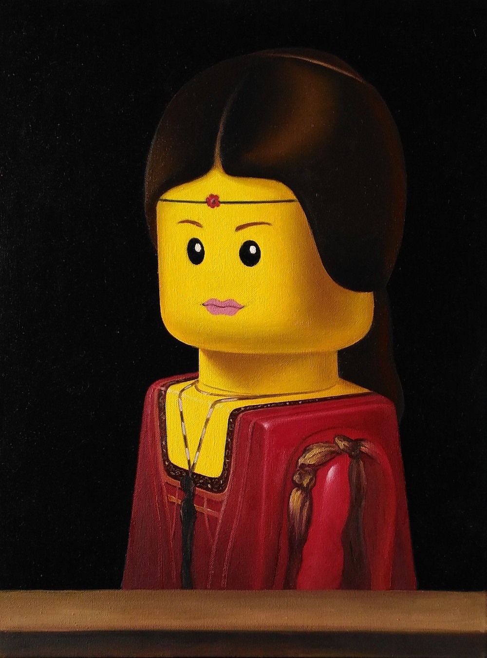 Stefano Bolcato iconic paintings lego portrait
