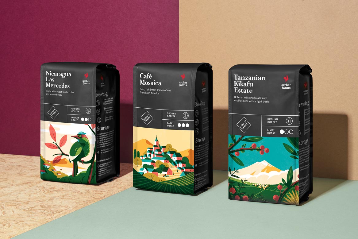 archer farms coffee branding