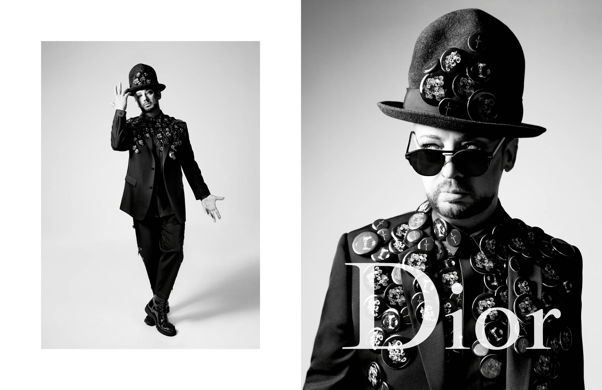 dior homme summer ad campaign feat asap rocky boy george