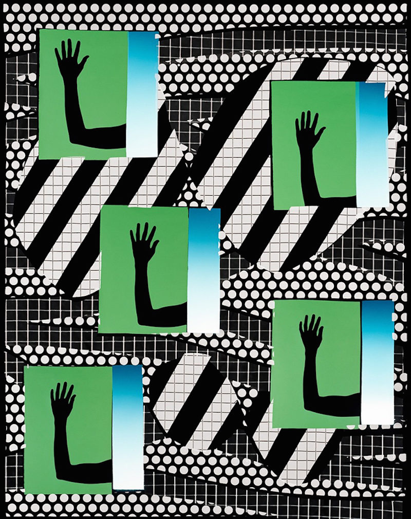 hannah whitaker collages marry photography and illustrations