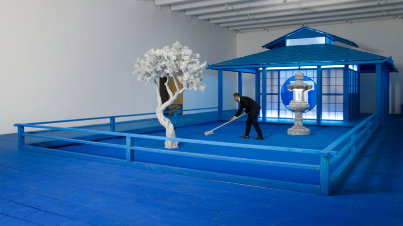 daniel arsham zen blue garden high museum art atlanta