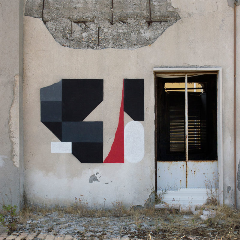 geomtric murals by nelio