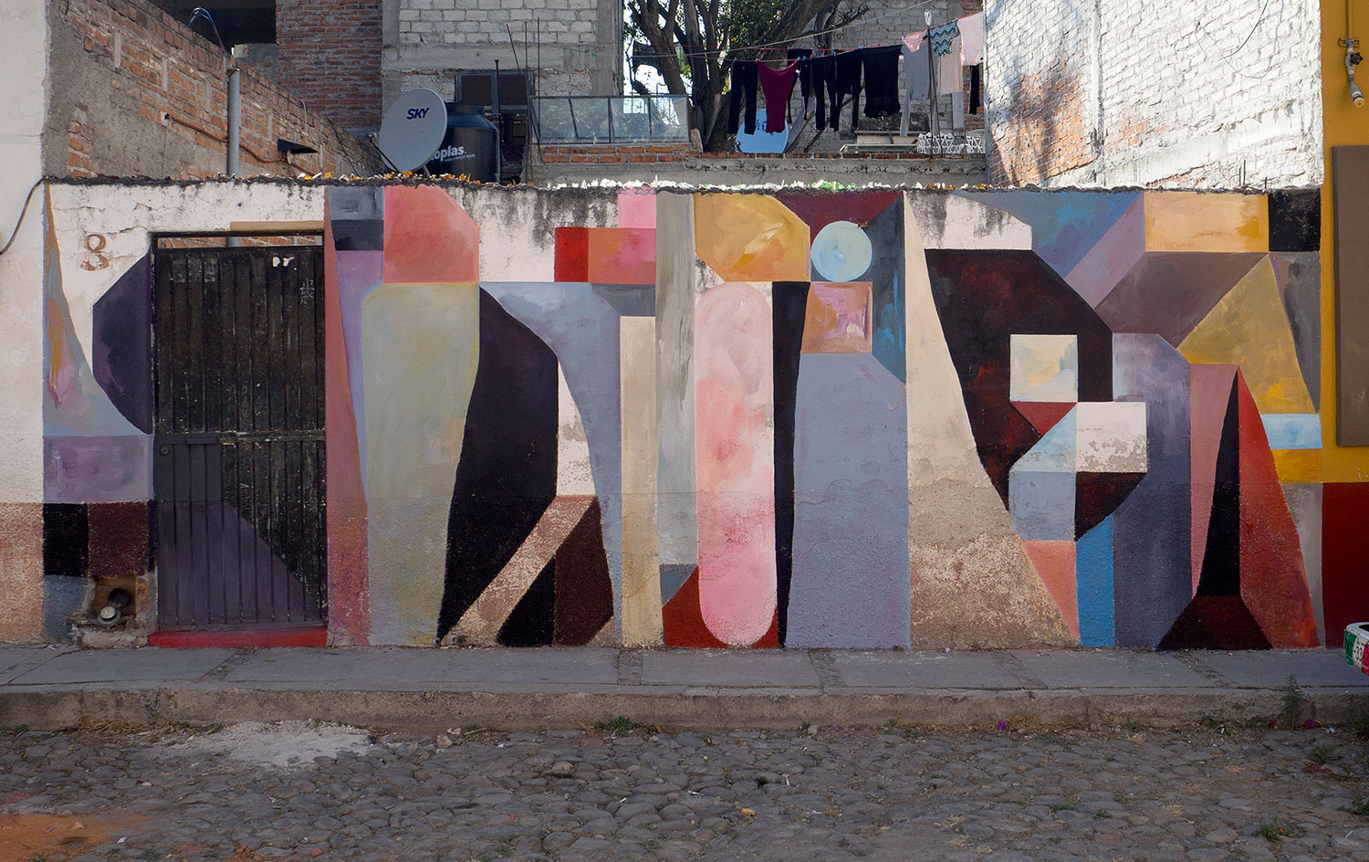 geomtric murals by nelio