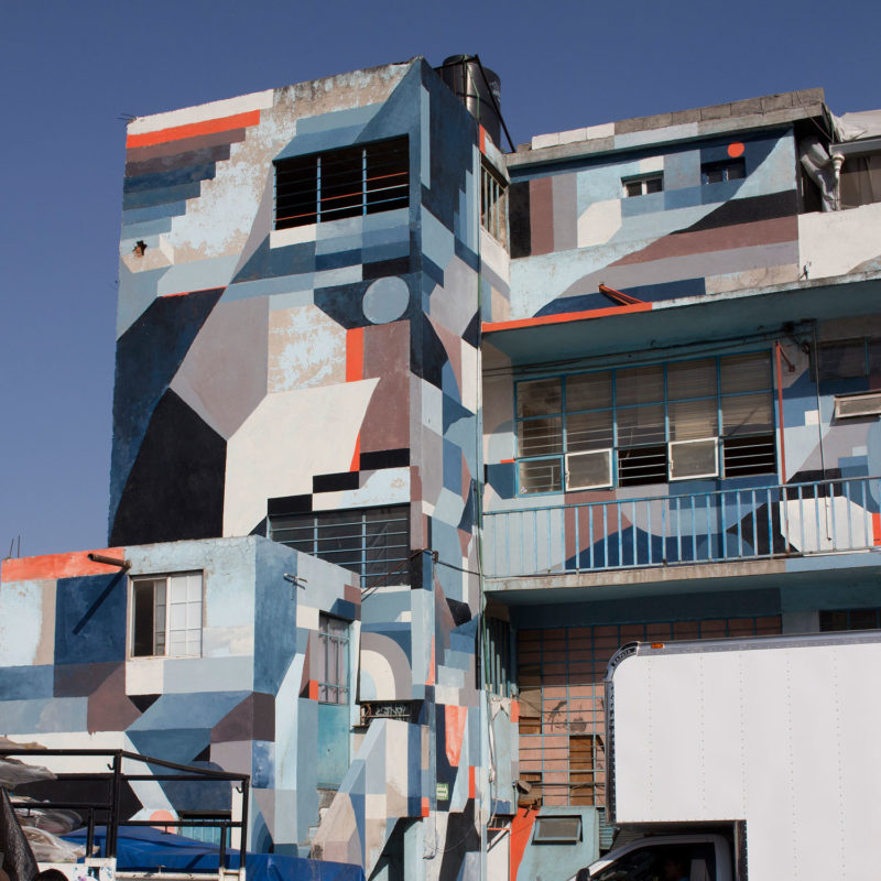 geomtric murals by nelio