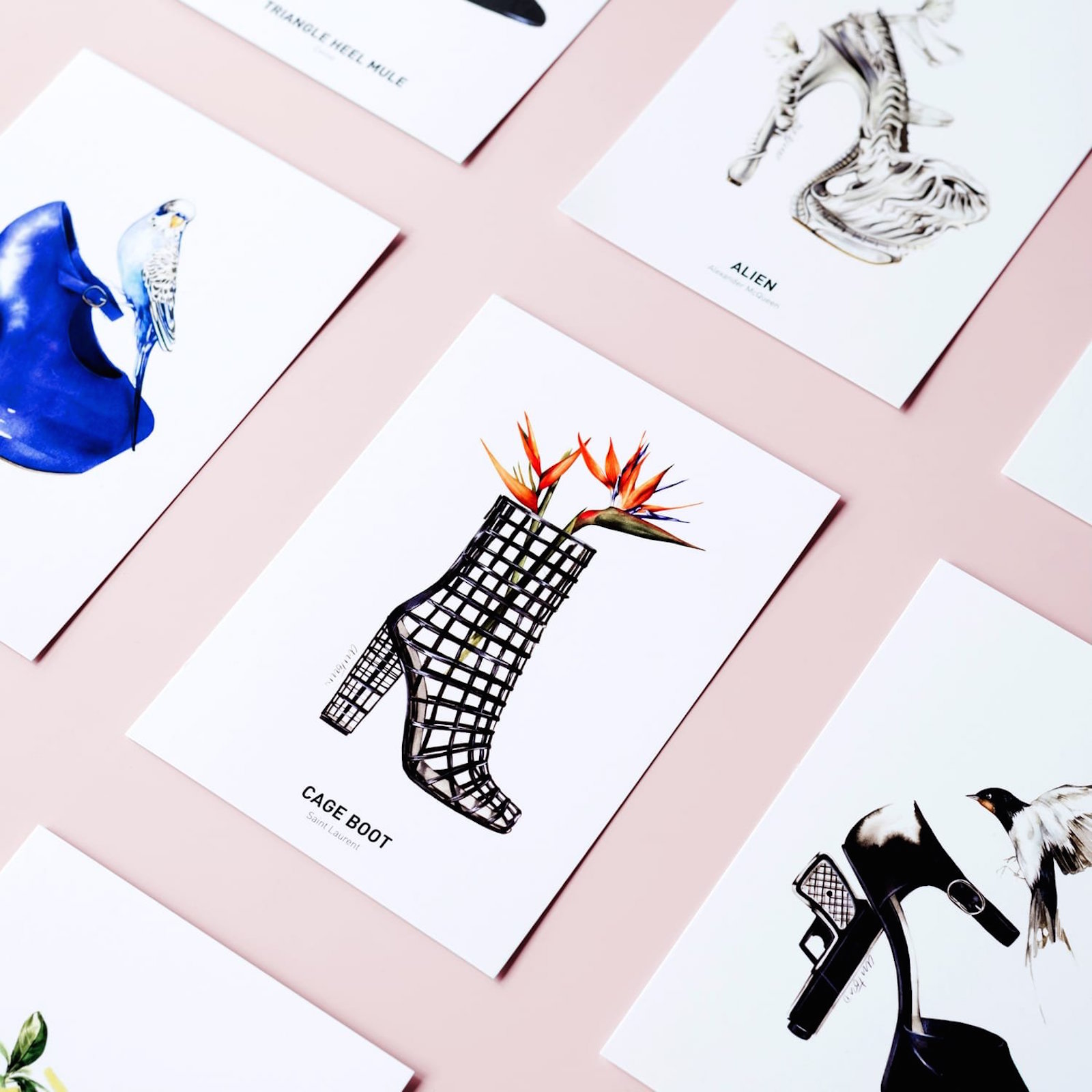 iconcic shoe postcards by antonio soares featured