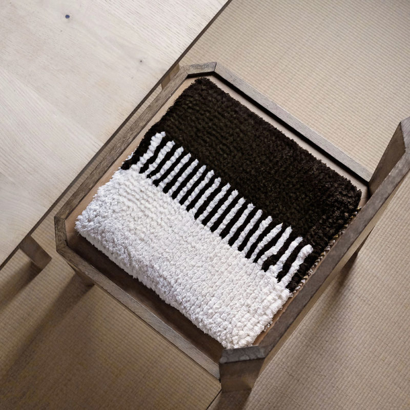 yuka wakamatsu handwoven chair mats