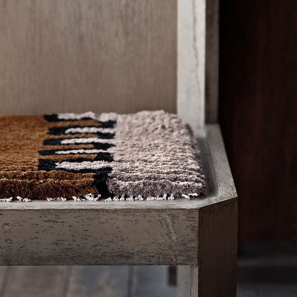 yuka wakamatsu handwoven chair mats