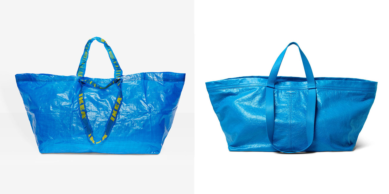 ikea blue bag balenciaga