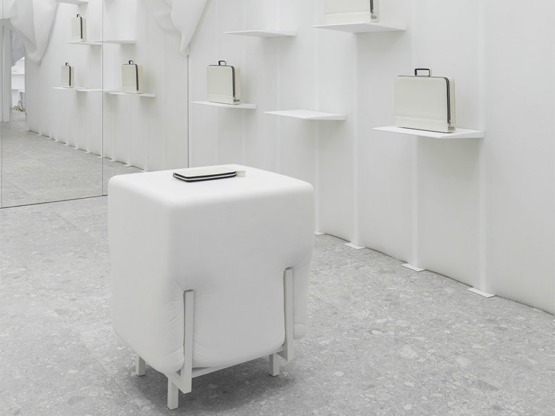 ultra white valextra flaship milan by snarkitecture