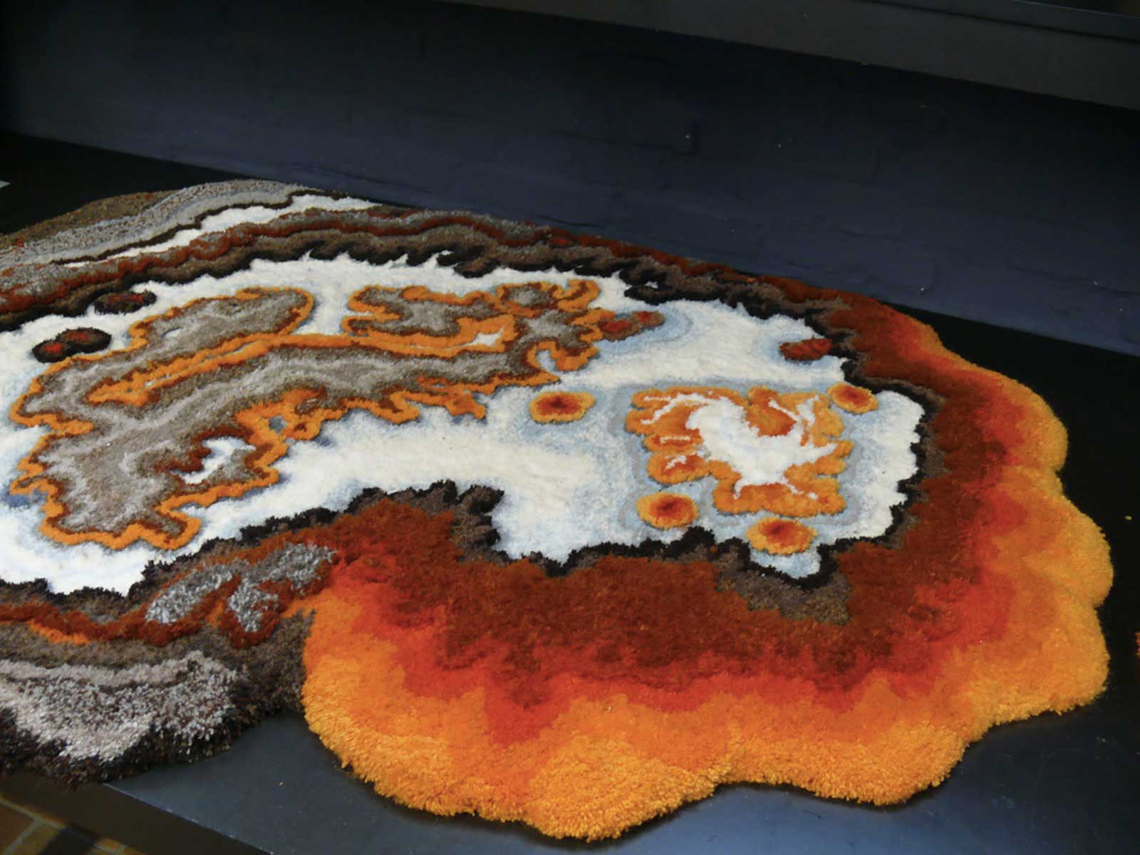 decaying rugs by lizan freijsen