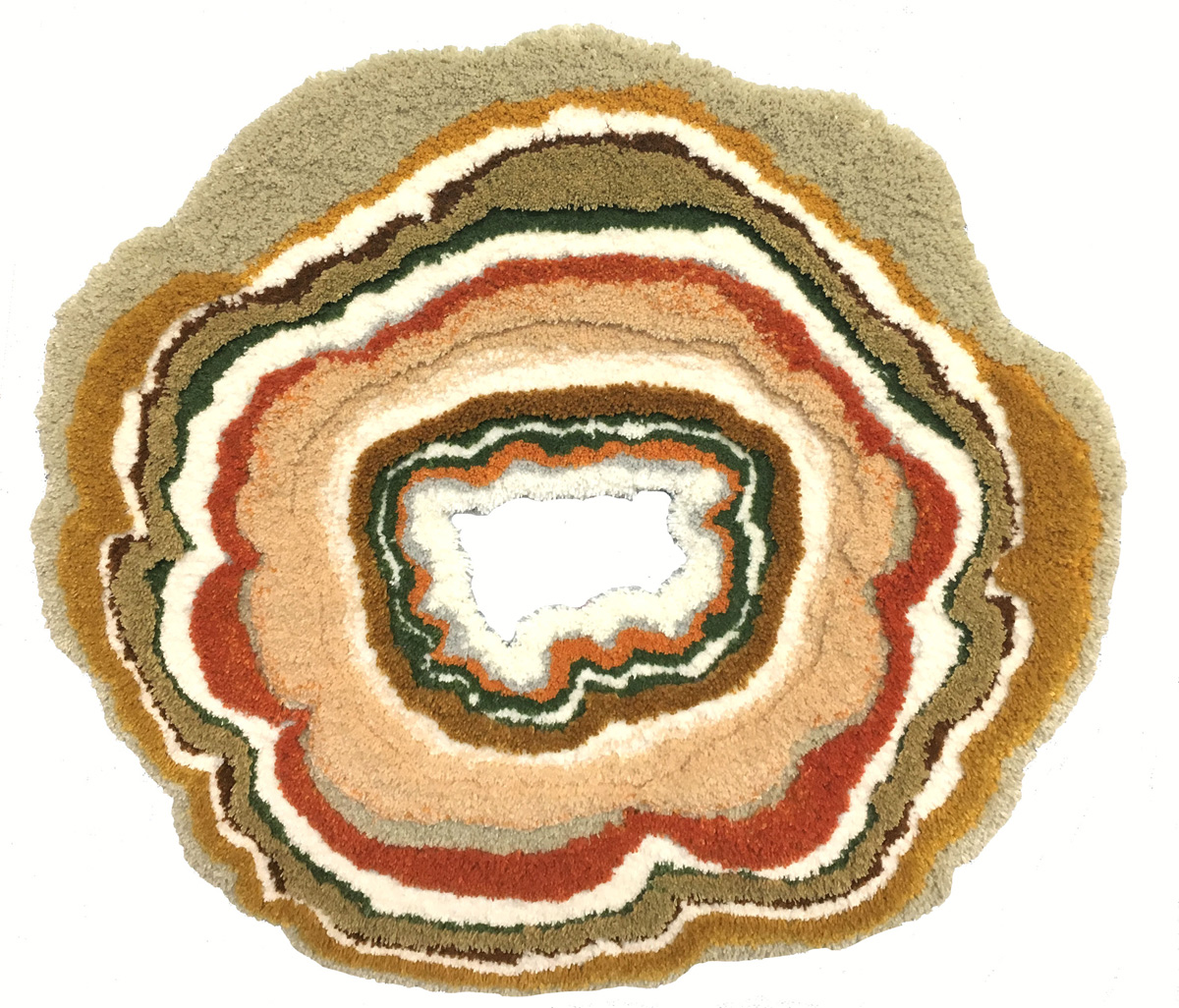 decaying rugs by lizan freijsen