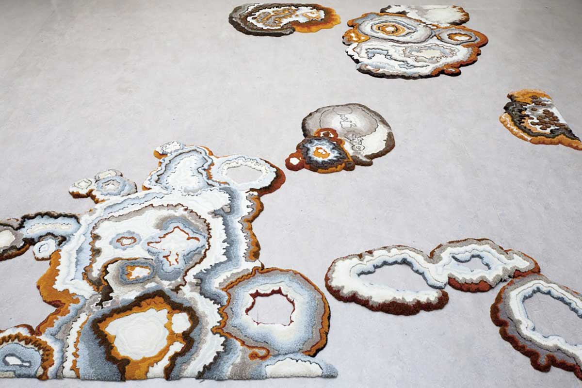 decaying rugs by lizan freijsen