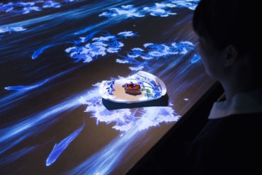 interactive dining experience at tokyo sagaya by teamlab feat