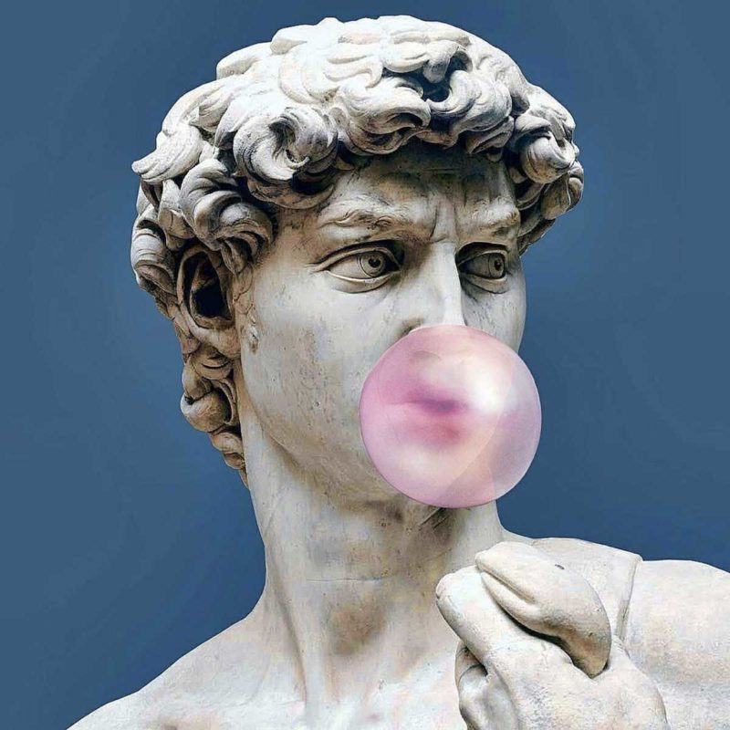 playful greek statues dan cretu