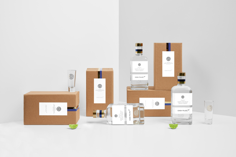 tequila casa pujol branding