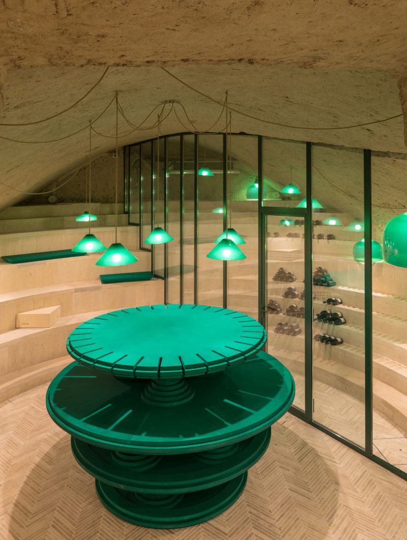 enoteca dai tosi wine bar carved into a mountain