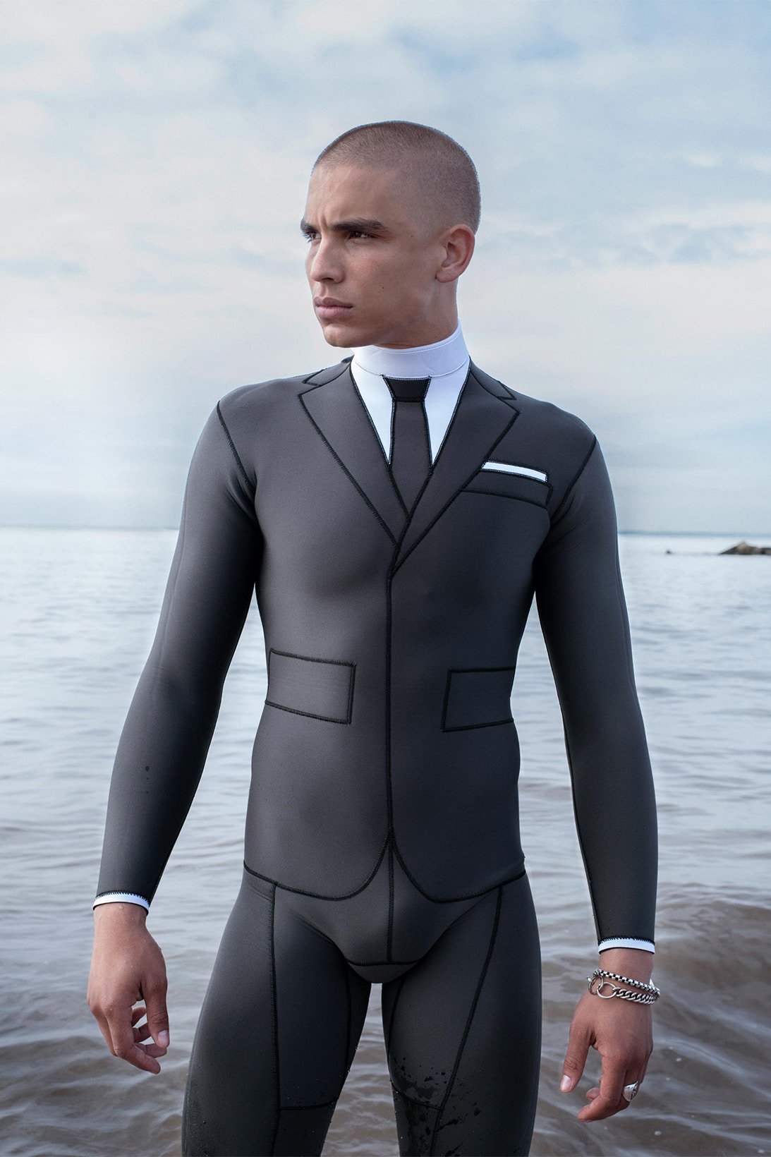 Thom Browne wetsuit trompe loeil