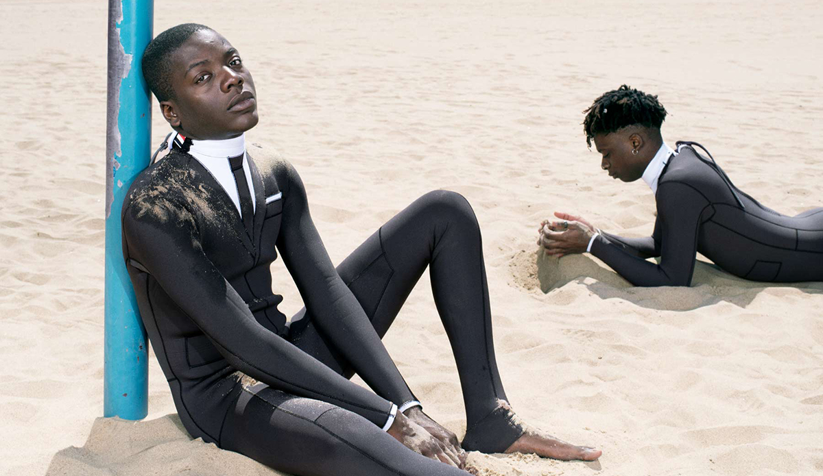 Designer Creates $3,900 Wetsuit That Looks Like A Real Suit