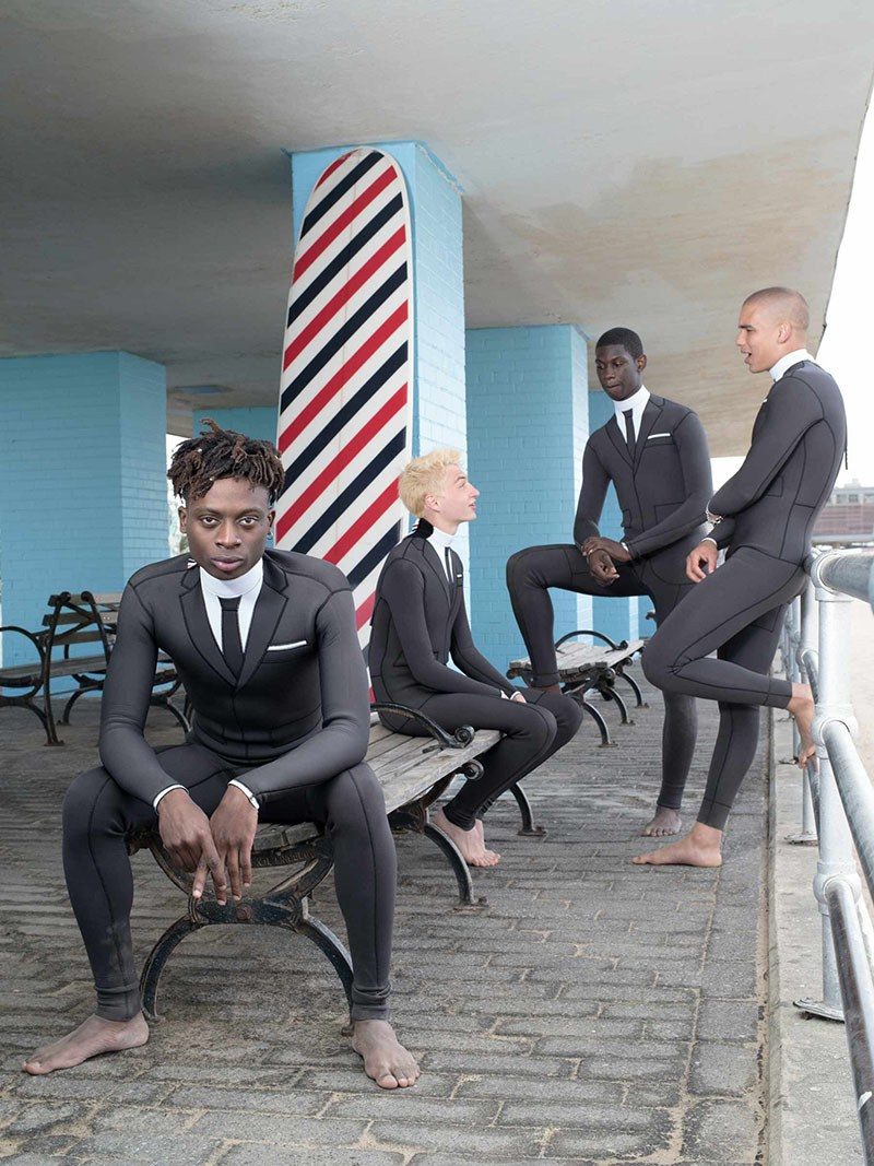 Thom Browne wetsuit trompe loeil