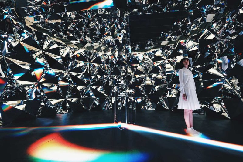 diamonds installation by xex