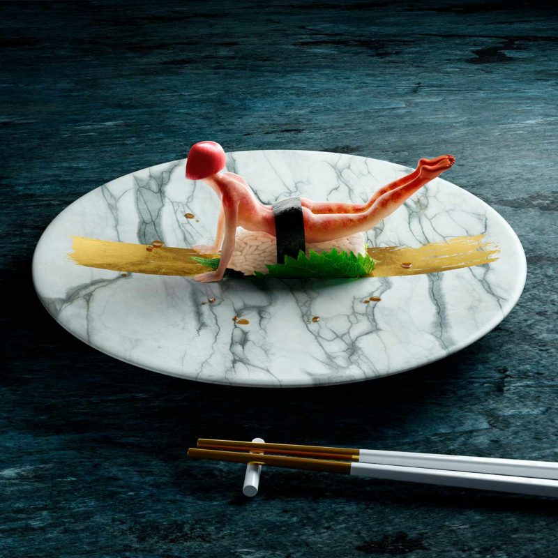 human sushi olivier masson