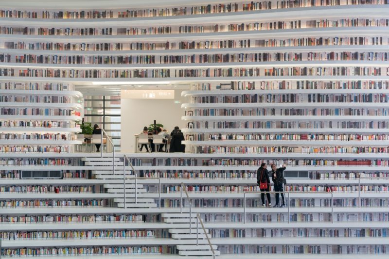 tianjin binhai library by mvrdv