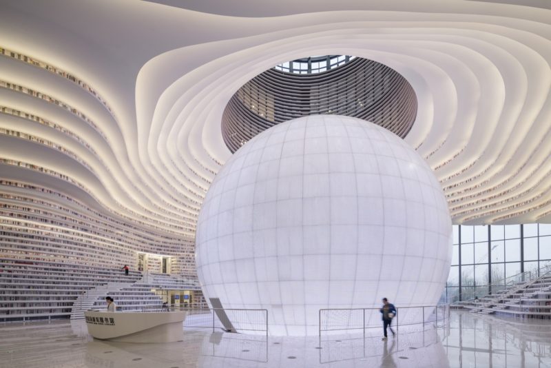 tianjin binhai library by mvrdv