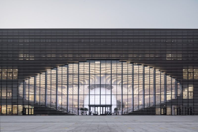 tianjin binhai library by mvrdv