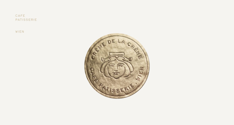 elegant branding for creme de la creme in vienna