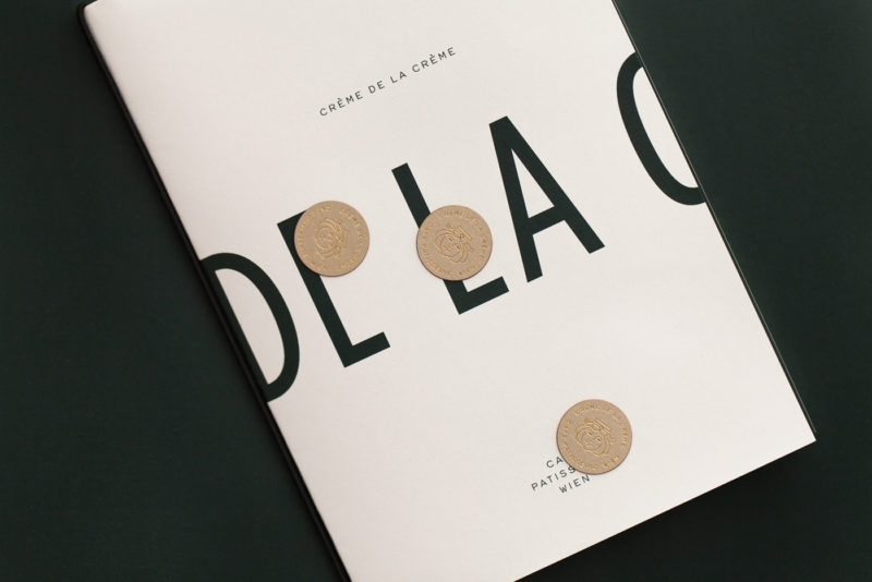 elegant branding for creme de la creme in vienna