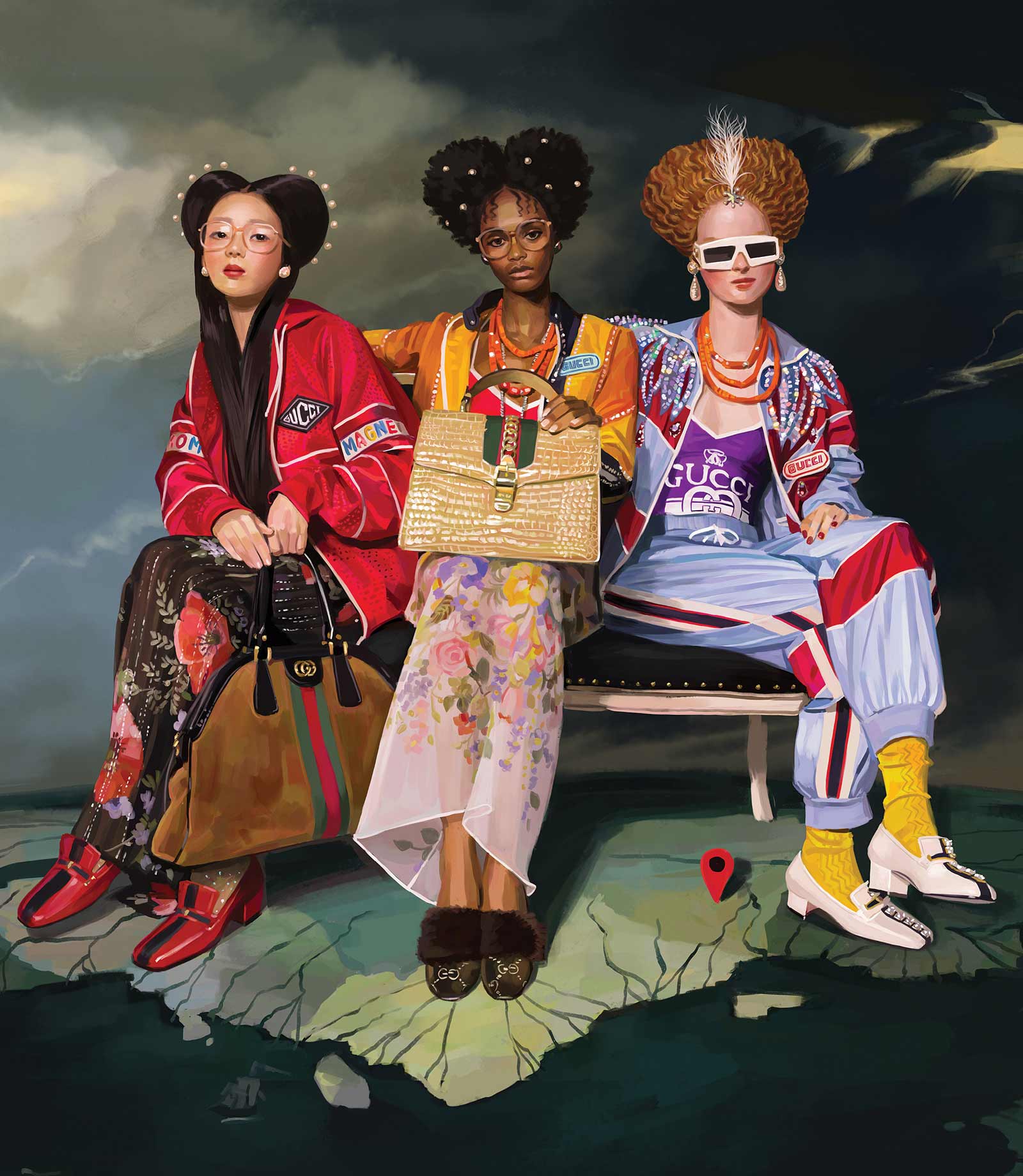 ignasi monreal gucci s s campaignignasi monreal created a new dreamlike world for guccis ss campaign