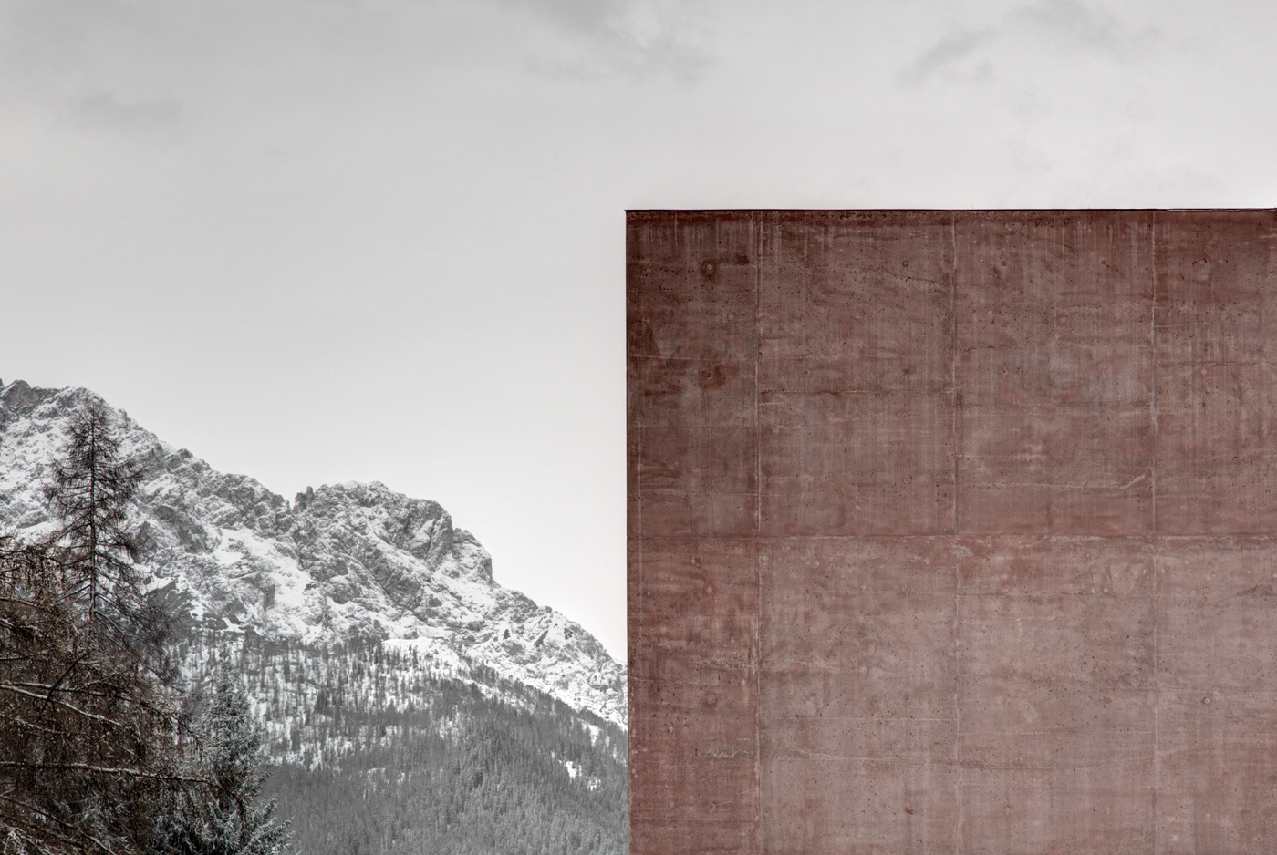 pedevilla architects fire station italy