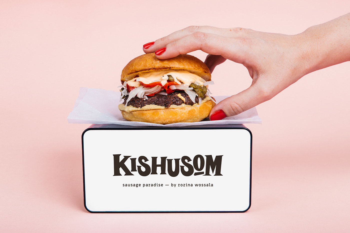 branding for hot dog bar kishusom budapest
