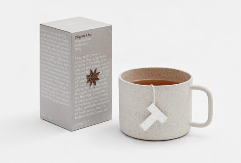 love tea branding by visual journal