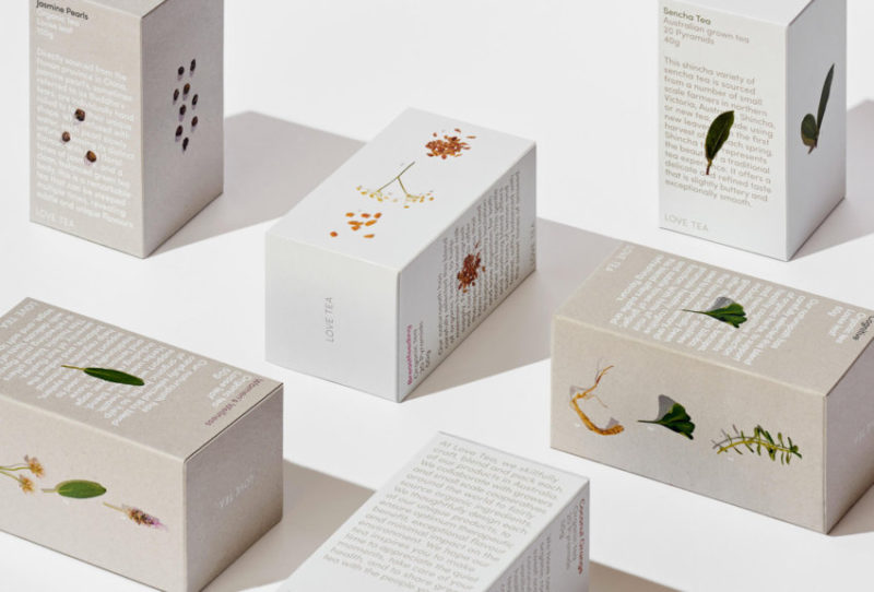 love tea branding by visual journal