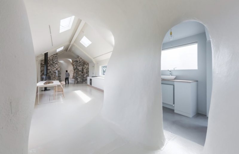 th century ruins transform into a futuristic home