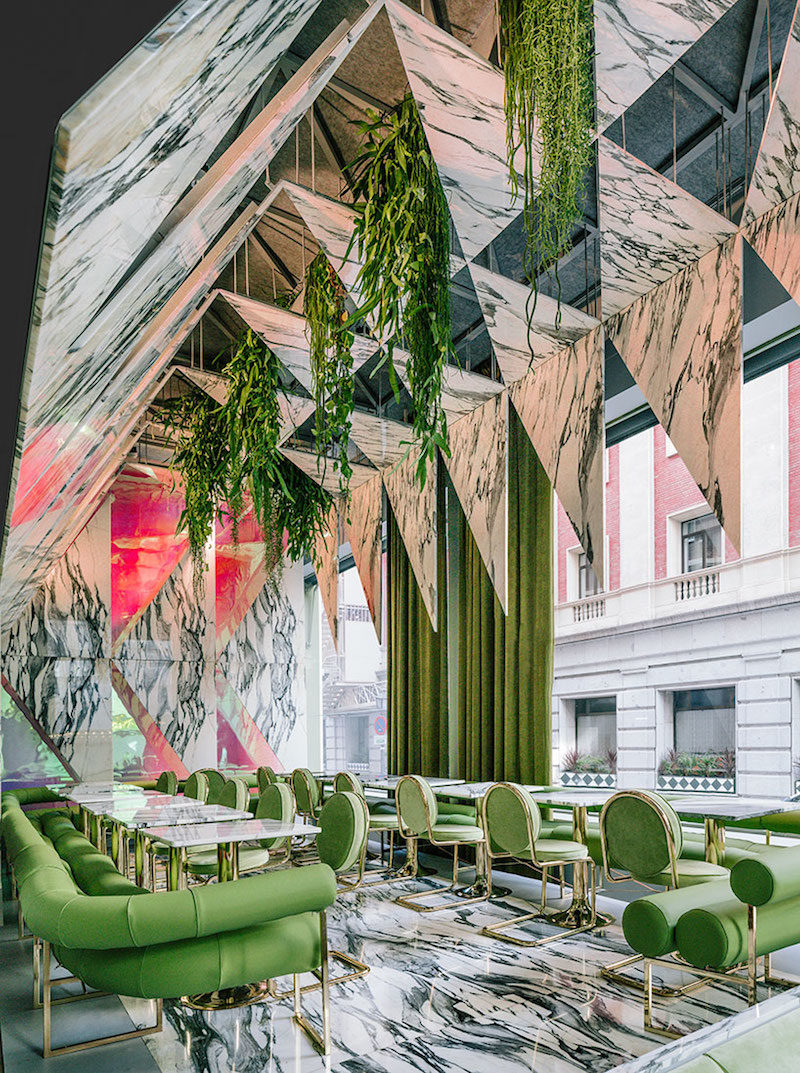 futuristic romola restaurant in madrid