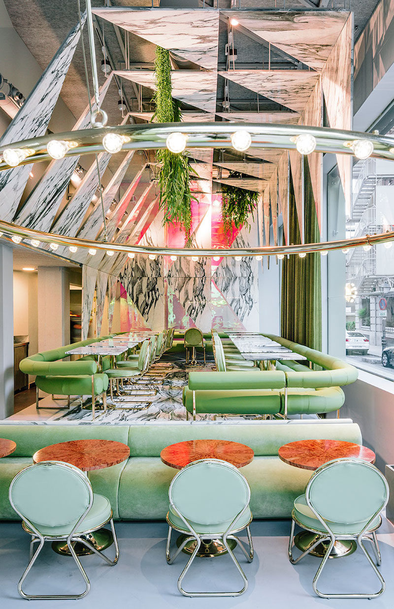 futuristic romola restaurant in madrid