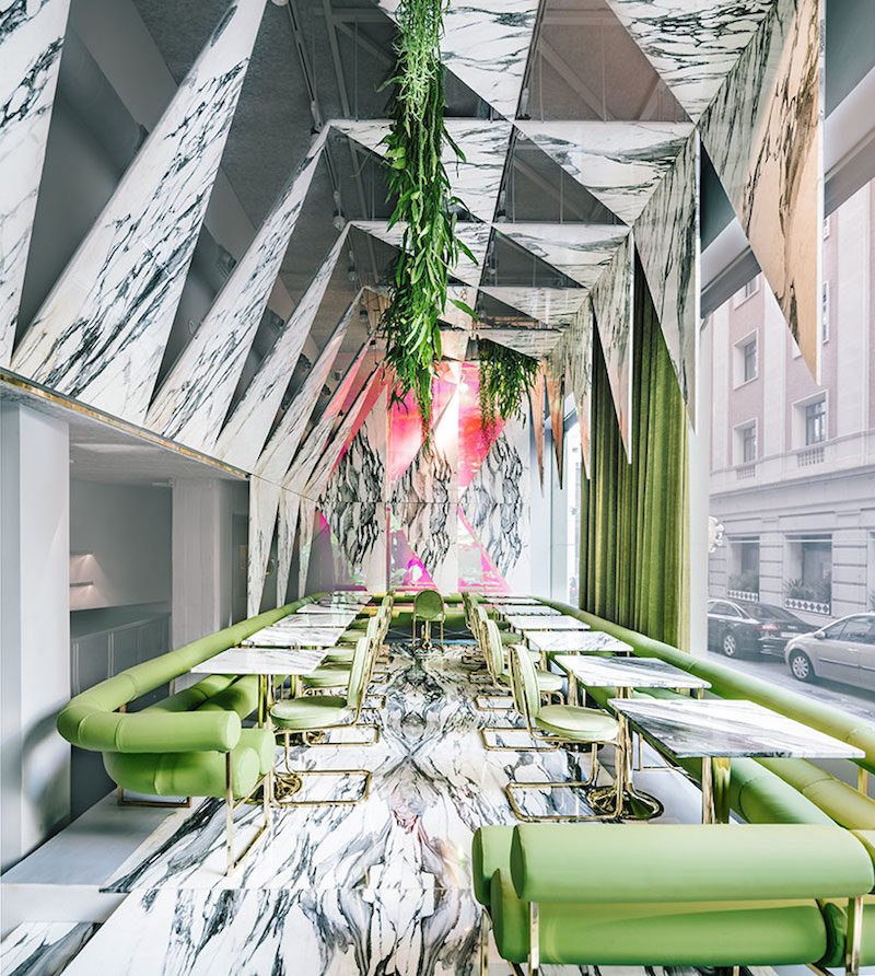 futuristic romola restaurant in madrid