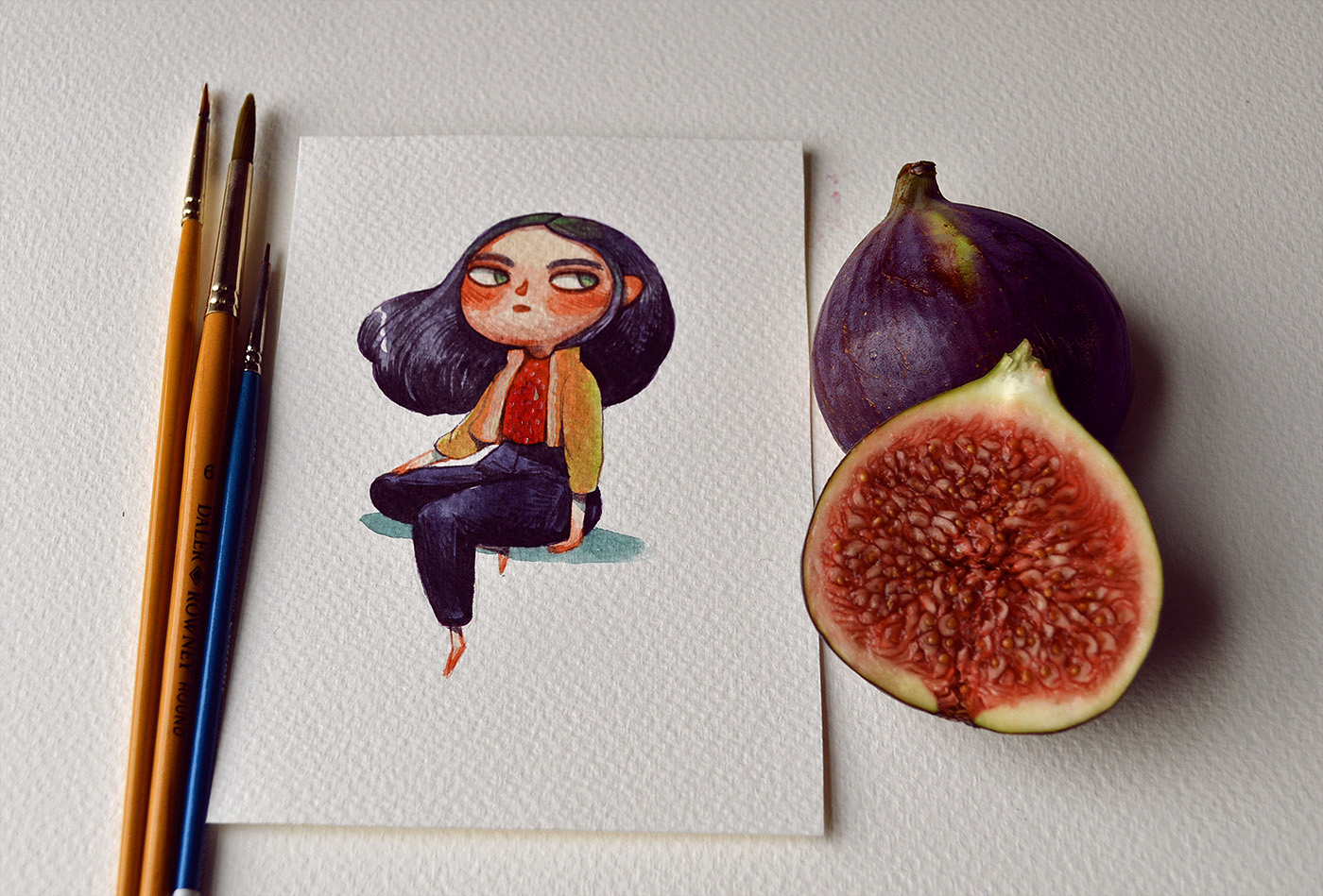 marija tiurina fruit characters illustrations