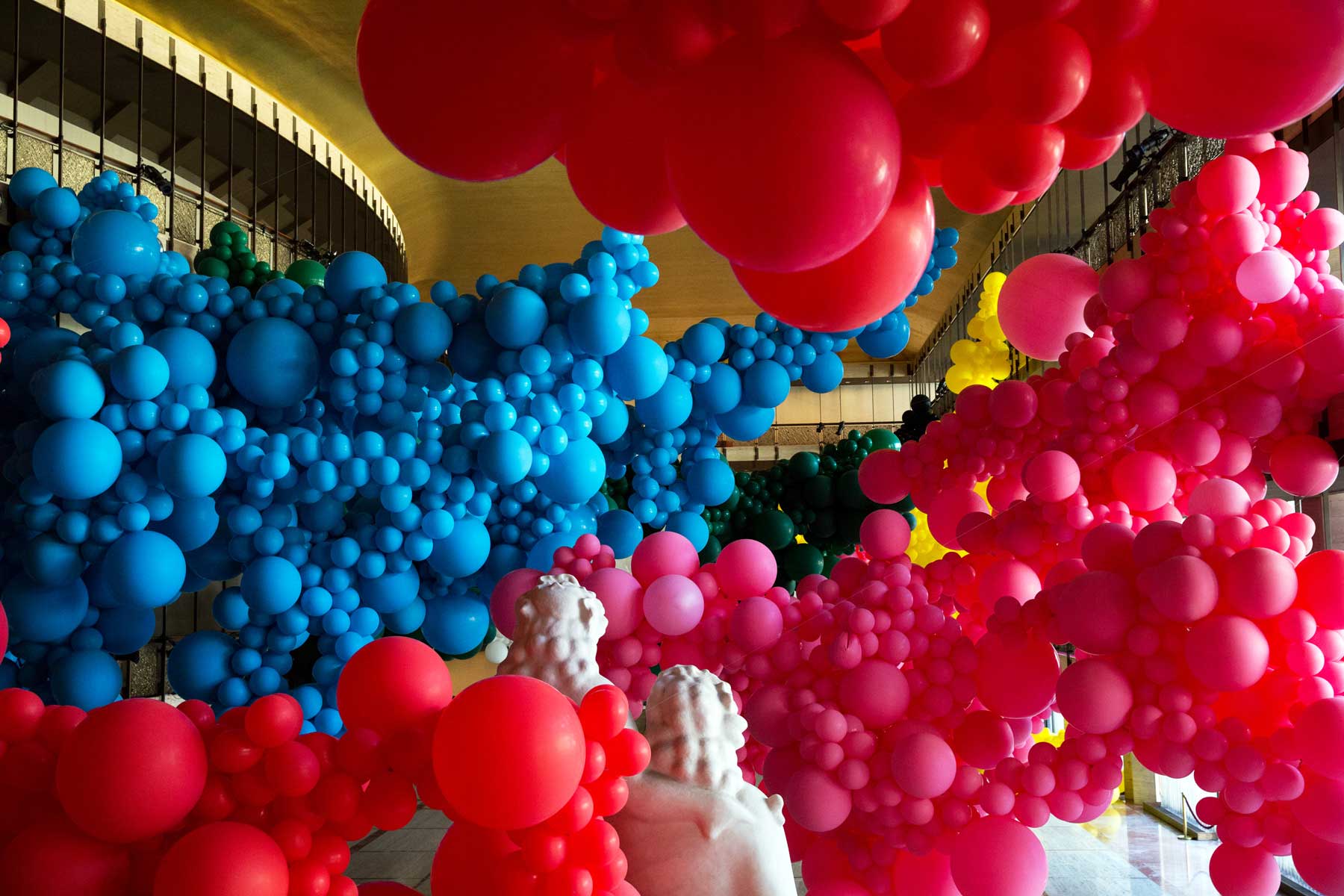 Jihan Zencirli Balloon Installation for the New York City Ballet Art Series