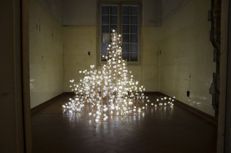 Fragile Future Light Sculpture by Studio Drift