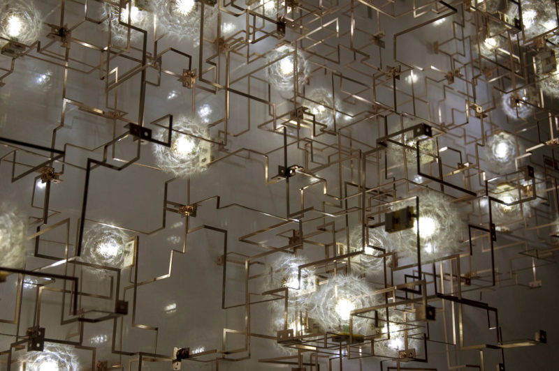 Fragile Future Light Sculpture by Studio Drift