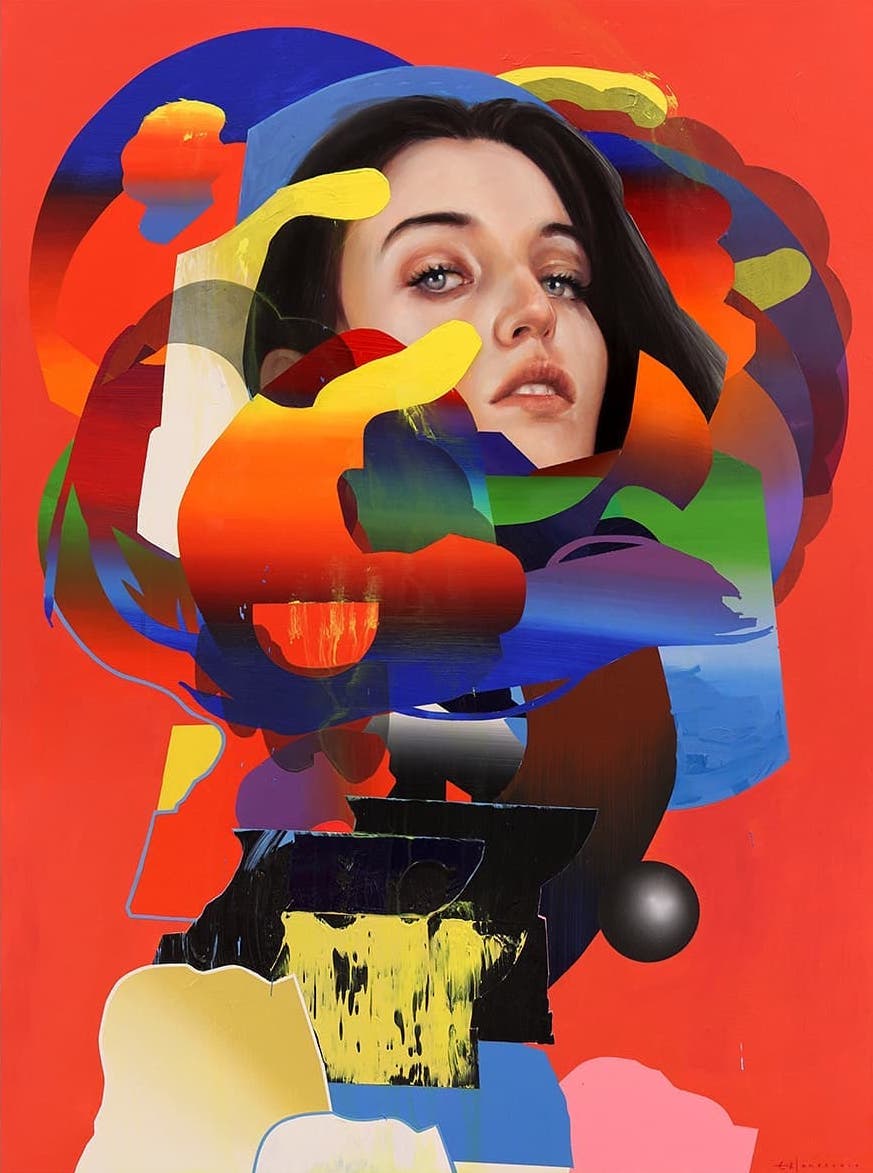 erik jones pop art girls paintings