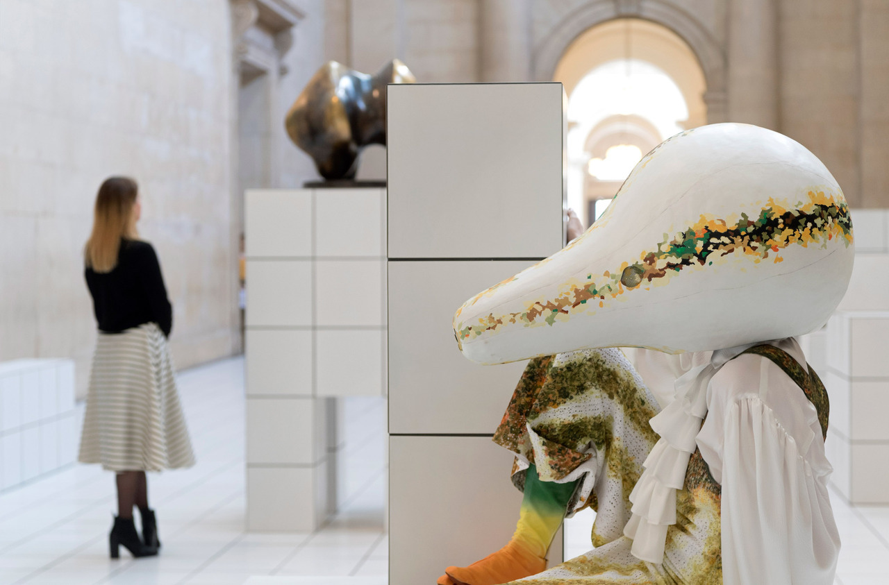 the squash installation by anthea hamilton at tate britain london