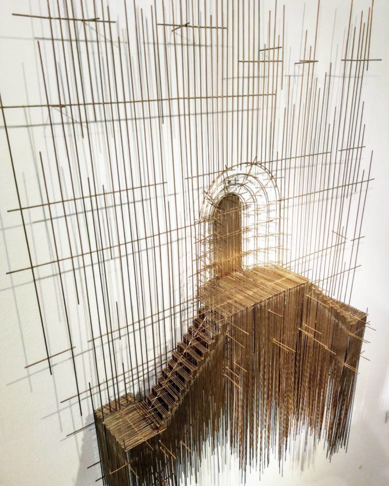 david moreno drawing sculptures