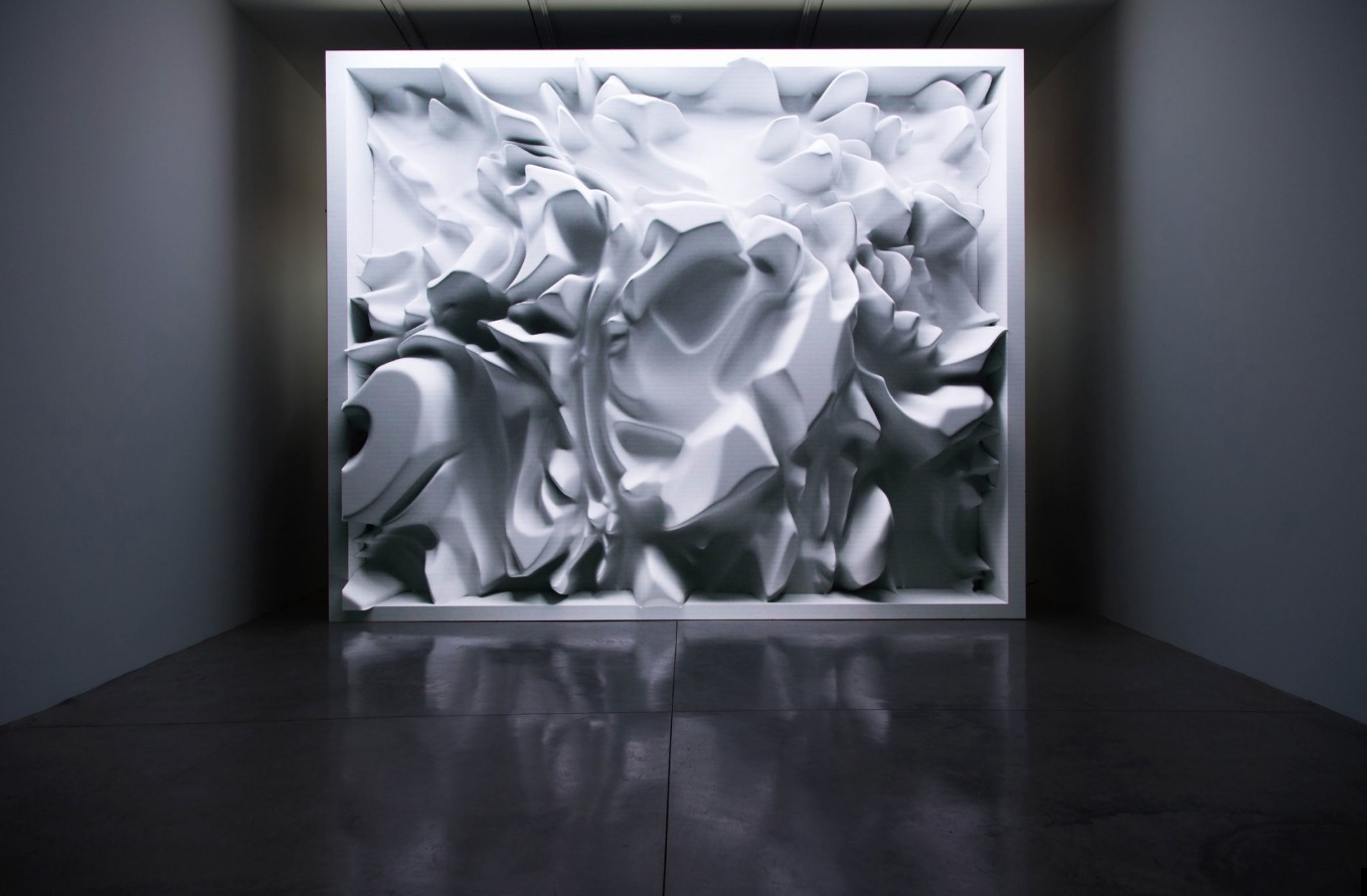 refik anadol data art melting memories