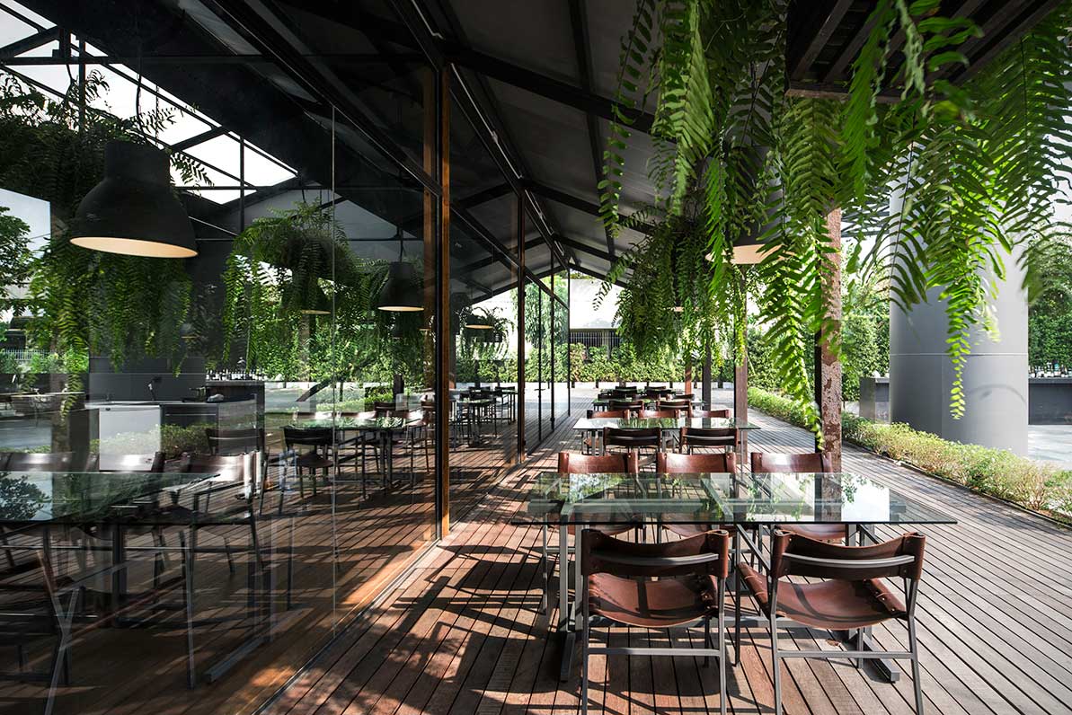 summer house restaurant at the jam factory bangkok thailand