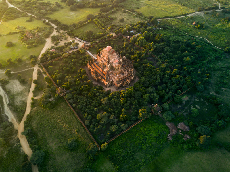 MYANMAR Temples from Above by Dimitar Karanikolov